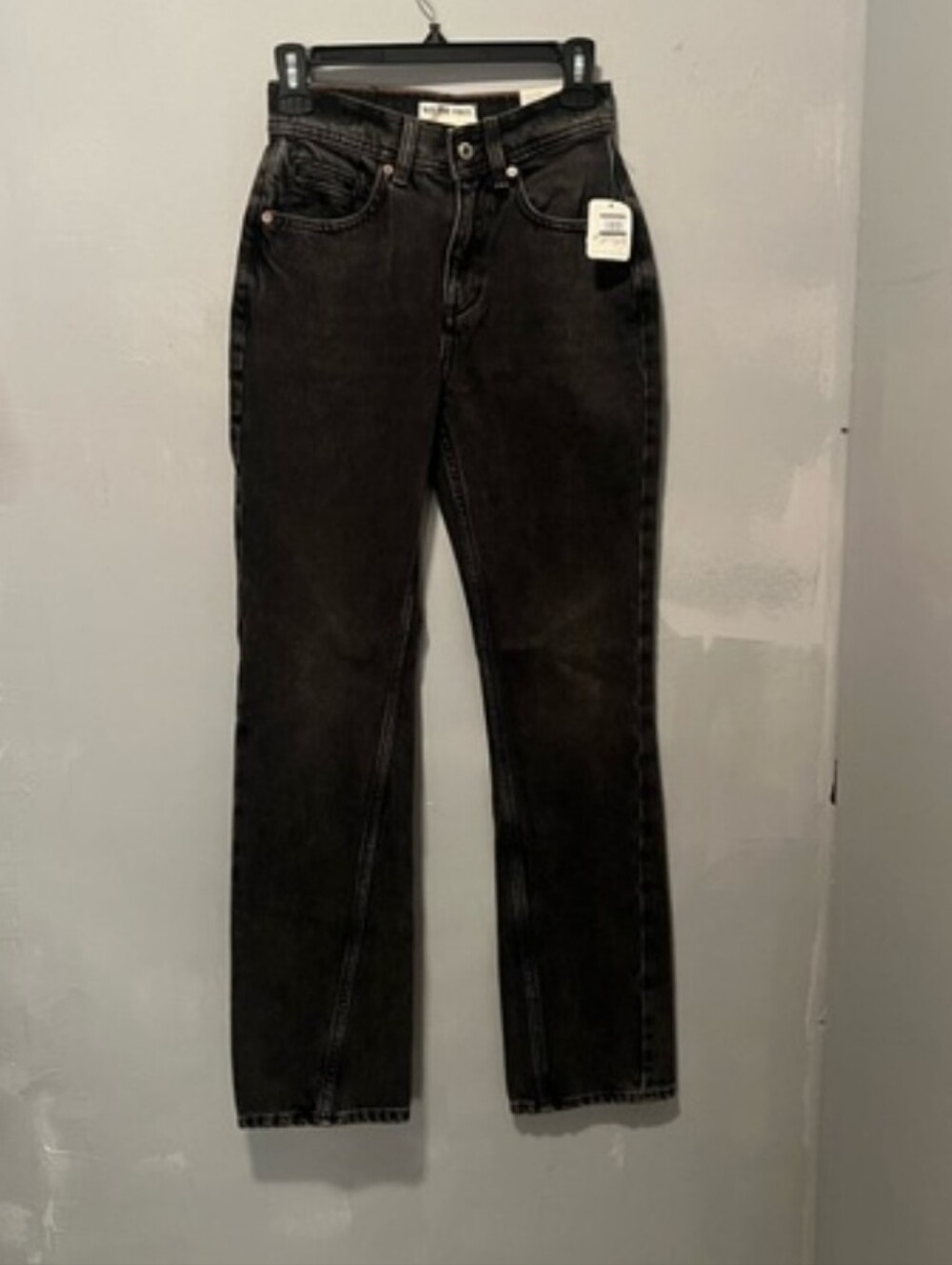We The Free Black Straight Leg Jeans